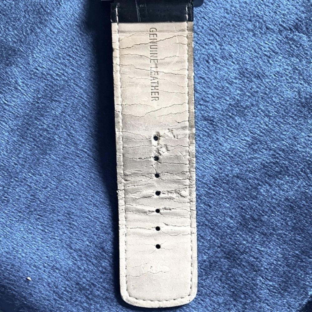 SWI FLY ZONE MENS WATCH black leather strap - Picture 8 of 8